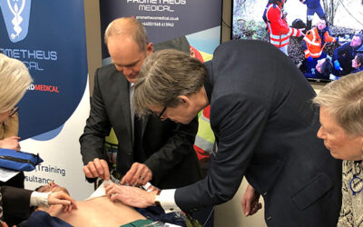 Lord-Lieutenant of Herefordshire visits Prometheus Medical Life-Saving Doctor