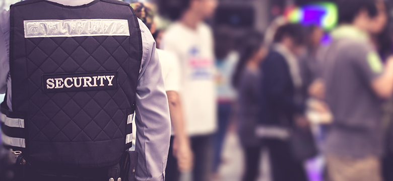 Security Guard at an event